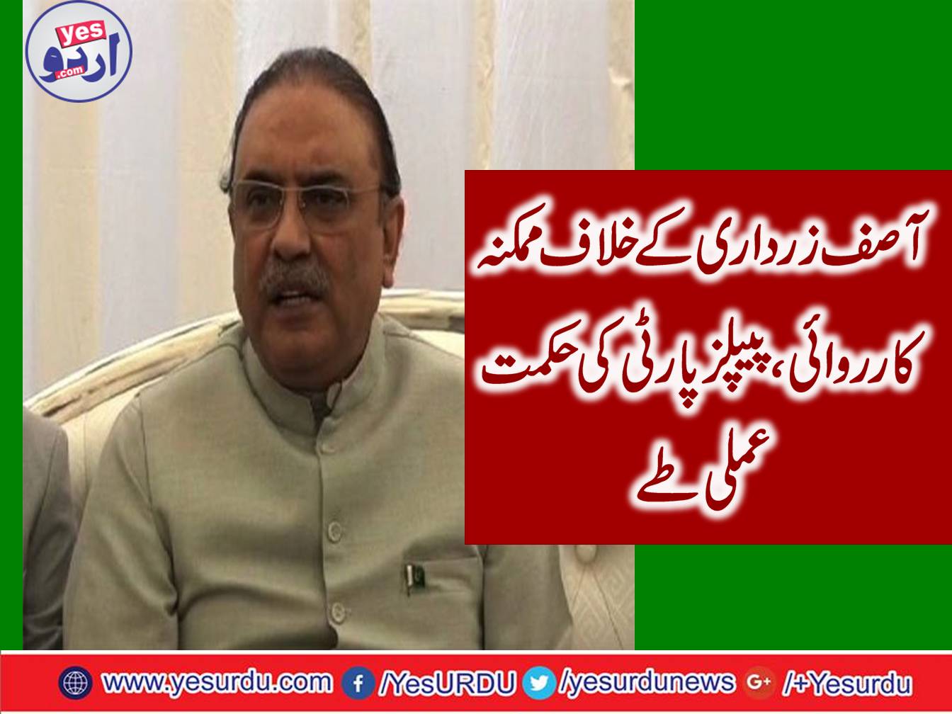 Potential action against Asif Zardari, PPP's strategy fixed