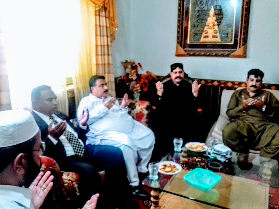 Pakistan Awami league leader Ashghar Ali Mubarak expressed condolences to the survivors of the famous political and social personality of Islamabad Chatha Bhakhtawar on death of Sardar Shafqat Khan's mother