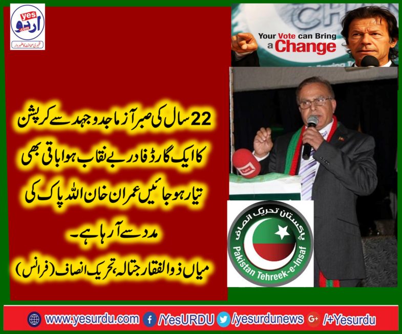 22، years, struggle, to, through, out, a, corrupt, mafia, from, our, system, long, time, to, go, but, we, are, again, ready, says, mian zulifqar jatala, president, pti, france