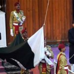 72th celebration freedom: flagging celebrations, rallies, spring of green flags