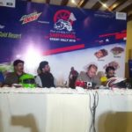 CHAIRMAN, PAK, WHEELS, ADDRESSED, TO, PRESS, CONFERENCE, FOR, SARANGA,