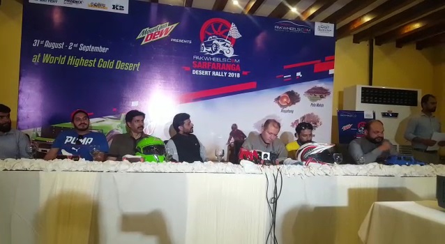 CHAIRMAN, PAK, WHEELS, ADDRESSED, TO, PRESS, CONFERENCE, FOR, SARANGA,