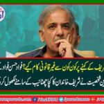 Which illegal work did on Shahbaz Sharif order?