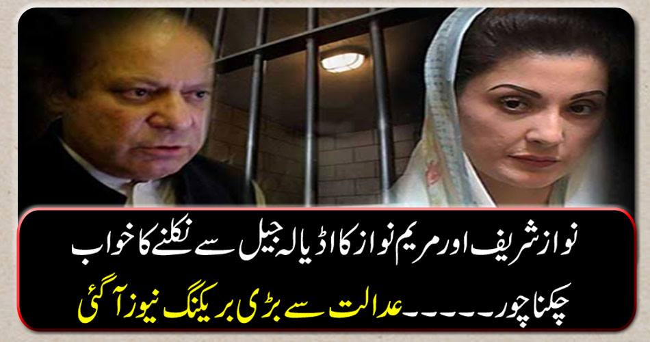 Nawaz Sharif and Mary Nawaz lose their dream of leaving Adela prison. News broke out from the court