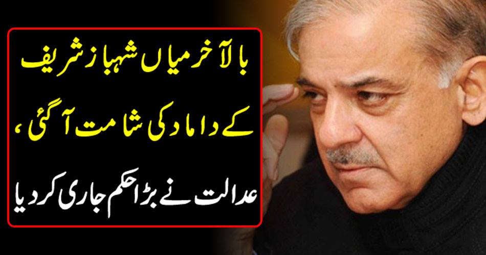 Finally, the death penalty for the death of Mian Shahbaz Sharif, the court issued a big order