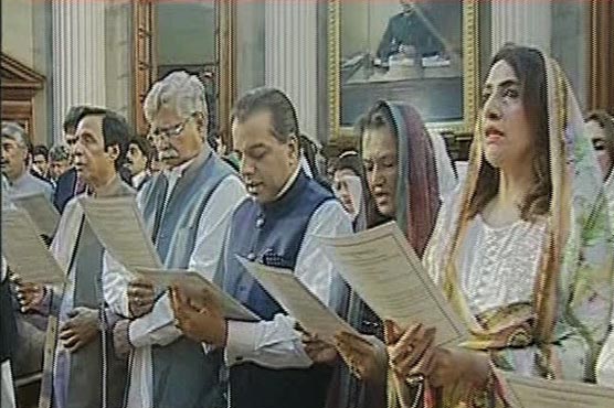 The members of the Punjab Assembly took oath