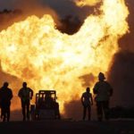 A sudden fire broke out in the gas pipeline in Muree town Numball
