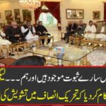 We have all the evidence and we ... Leaders of the Leagues have done so that the tide of concern in Tehrik-e-Azam has gone away.