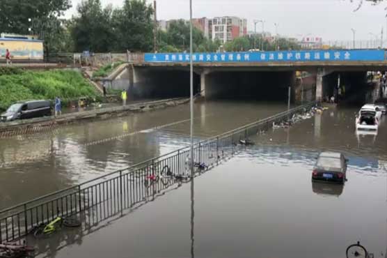 In China, sharp winds and stormy rains have destroyed