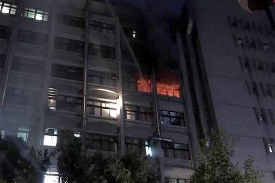 Taiwan: fire kills nine,person in hospital
