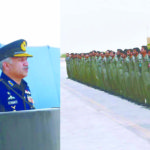Chairman of the Joint Chiefs of Staff Committee visits PAF base Bhoullari