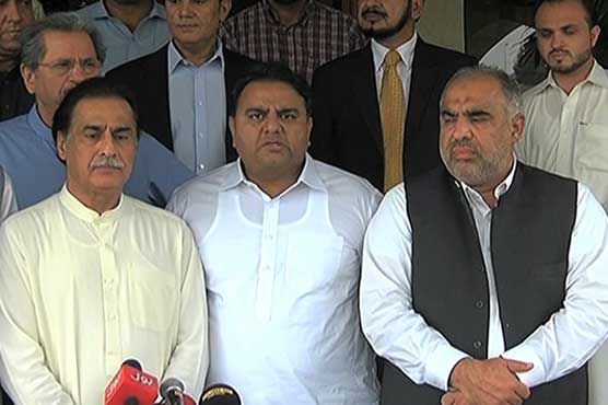 ISLAMABAD (Dunya News) – Pakistan Tehreek-e-Insaf (PTI) on Sunday has assured Pakistan Muslim League-Nawaz (PML-N) to address their reservations on recently held election 2018. PTI delegation comprising Asad Qaisar, Pervaiz Khattak, Umar Ayub and Fawad Chaudhry met PML-N leader and former National Assembly Speaker Ayaz Sadiq. Talking to media, Fawad Chaudhry said that the system cannot be run smoothly because of clashes with government and opposition. No one has objection over accountability as it is a part of the Constitution, he added. He also invited PML-N leaders on the oath taking ceremony of Imran Khan while nominated NA speaker Asad Qaisar said that we want to strengthen working relation. Meanwhile, Ayaz Sadiq said that PTI wants opposition to work with consultation for the development of the country. Afterwards, PTI leader Fawad Chaudhry also telephoned Pakistan Peoples Party (PPP) leader Khurshid Shah and decided to meet in the evening. Earlier, Election Commission of Pakistan (ECP) had allotted seats reserved for women and minorities, raising the total number of PTI seats in the national assembly to 158. It is followed by Pakistan Muslim League-Nawaz (PML-N) with 82 seats as the party will get two minority seats and 16 women seats and Pakistan Peoples Party is on third number with 53 seats as the party will get two seats reserved for minorities and nine reserved for women. 26
