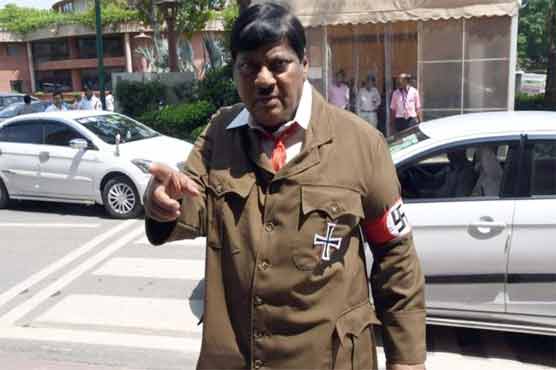 Participation in the meeting by wearing Hitler Uniforms of the Indian Parliament