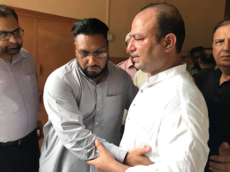 FUNERAL, PRAYER, OF, ELDER, SYSTER, OF, SAHIBZADA, ATTIQ UR RAHMAN, EX-PRESIDENT, PAKISTAN, PRESS, CLUB, FRANCE, PERFORMED, AT, GUJRAT, CHAH KHOLAY, GRAVEYARD