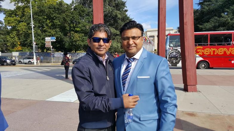 All, parties, Jammu & Kashmir, Forum, France, raised, a, protests, in, favor, of, Kashmiris, before, UN, Office