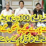 A 100-day agenda of Tehreek-e-Insaf ...