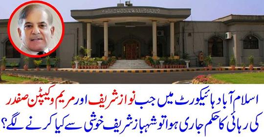 What did Shahbaz Sharif happily do?