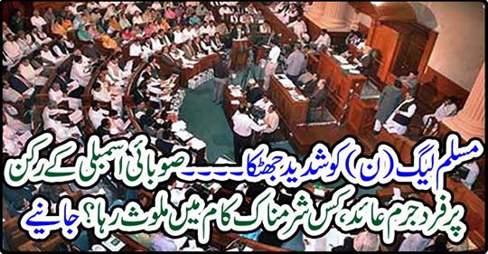 PML-N has suffered a severe blow.