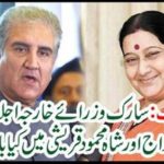 The meeting was held in Sushma Swaraj and Shah Mehmood Qureshi.