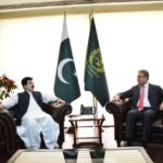 Foreign, Minister, Shah Qureshi, meet, Chairman Senate, Sadiq Sanjrani, in, his, Chamber, today