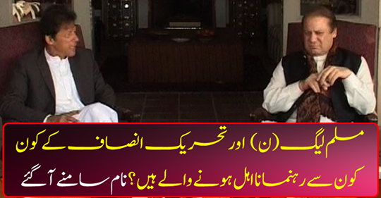 Which leaders of the Muslim League (N) and the Tehreek-e-Insaf's leaders are going to be disqualified?
