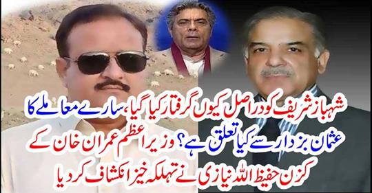 Why was Shahbaz Sharif actually arrested?