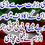 The allegation of the PTI leader was stirring