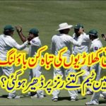 The Pakistani players are destructive bowling ..