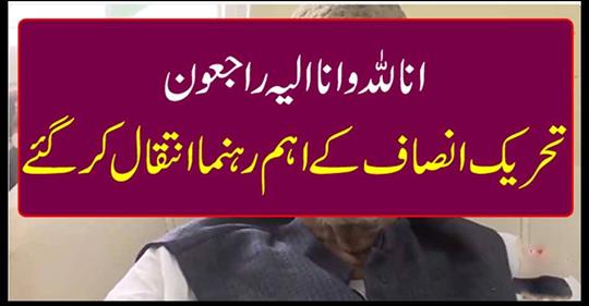 The main leaders of the Tehreek-e-Insaf were killed