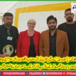 umari baig, reknown, political, and, social, personality, on, successful, Pakistan mela, and, thanked, the, participation, of, PTI, leaders, Ibrar ul Haq, and, senator, faisal javed khan