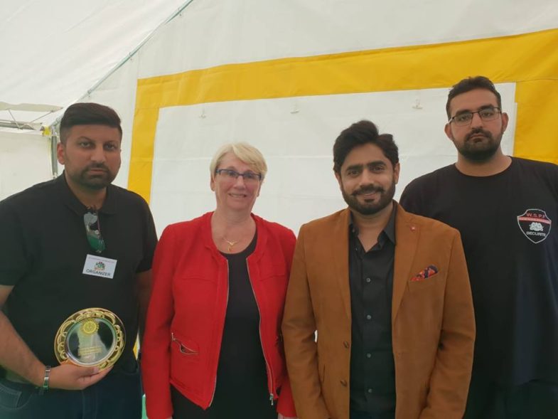 umari baig, reknown, political, and, social, personality, on, successful, Pakistan mela, and, thanked, the, participation, of, PTI, leaders, Ibrar ul Haq, and, senator, faisal javed khan