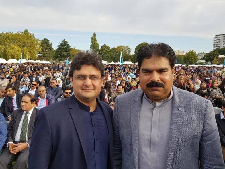 chaudhry saleem bora, senior, leader, PTI, France, on, successful, Pakistan mela, and, thanked, the, participation, of, PTI, leaders, Ibrar ul Haq, and, senator, faisal javed khan