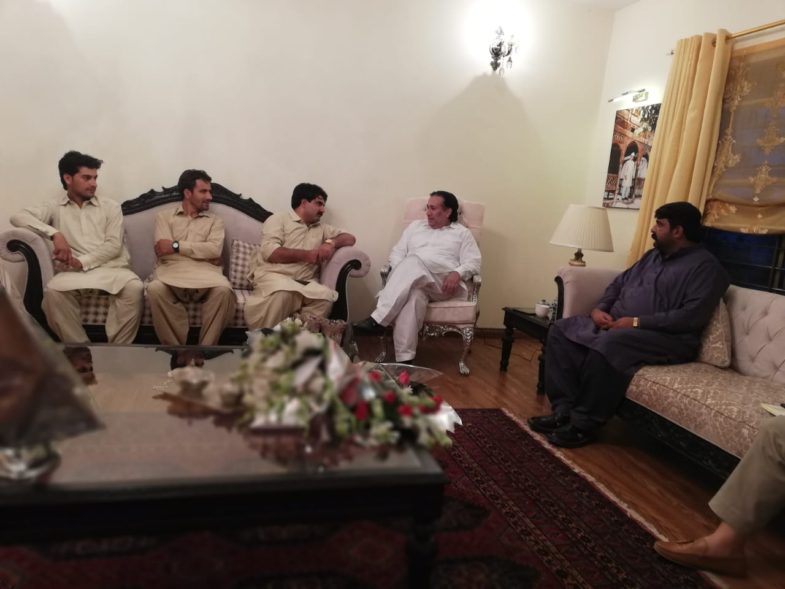 muddasir iqbal kazmi, meet, Governor, Gilgit Baltistan, at, bani gala