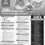 Join, Pakistan, Navy, as, Doctor, 2018, November, through, M, Cadet, Scheme, Online, Registration, Latest