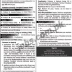 Foundation University Islamabad Jobs 2018 for Registrar, IT, Management & Teaching Faculty 12 November, 2018