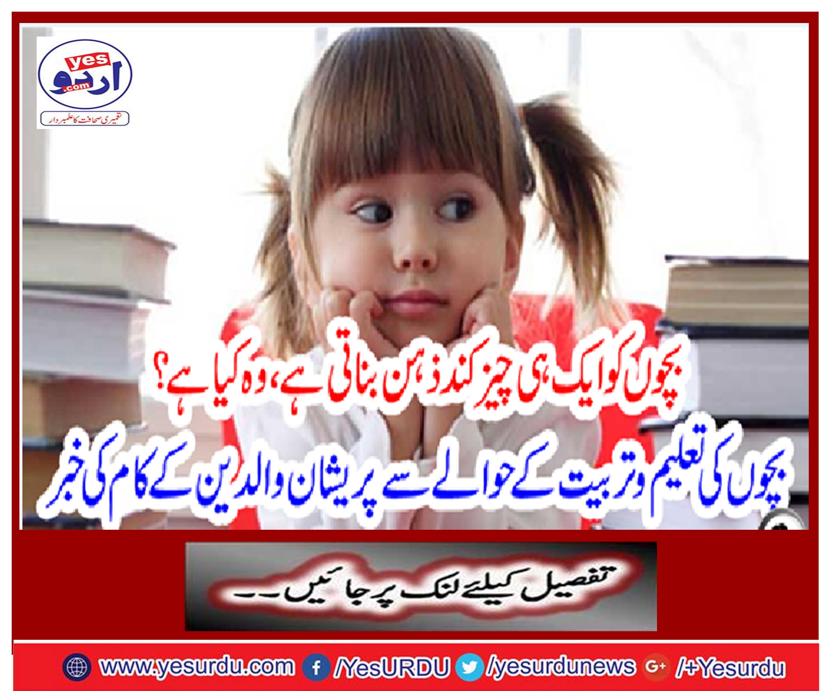 News about worried parents' work regarding children's education and training