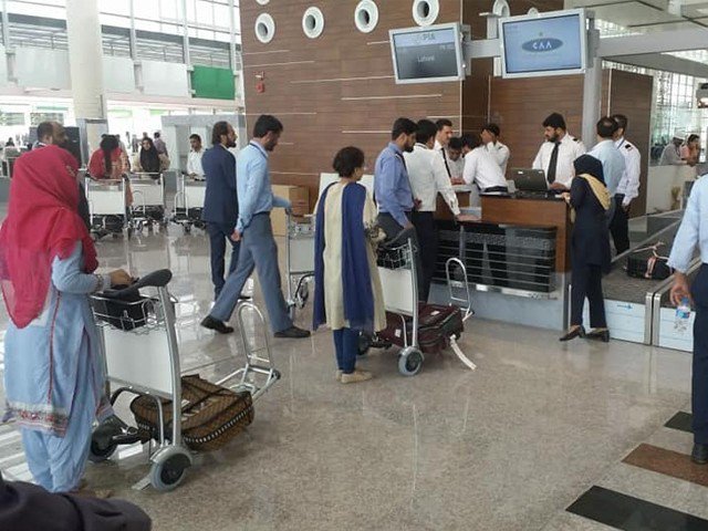 Exported $ 46500 to the Kuwaiti diplomat's official on the New Islamabad airport