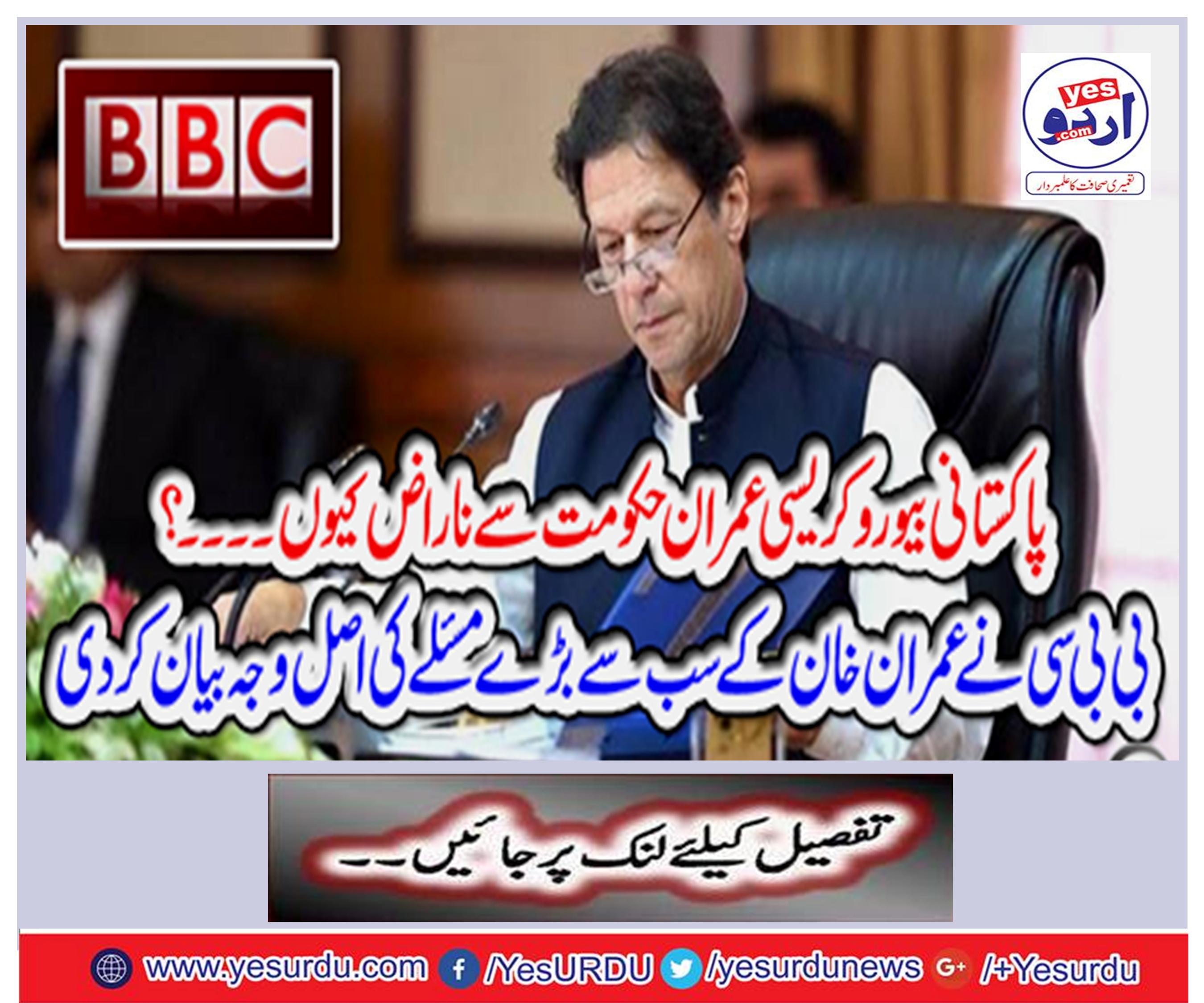 The BBC has described the main reason for Imran Khan's biggest problem
