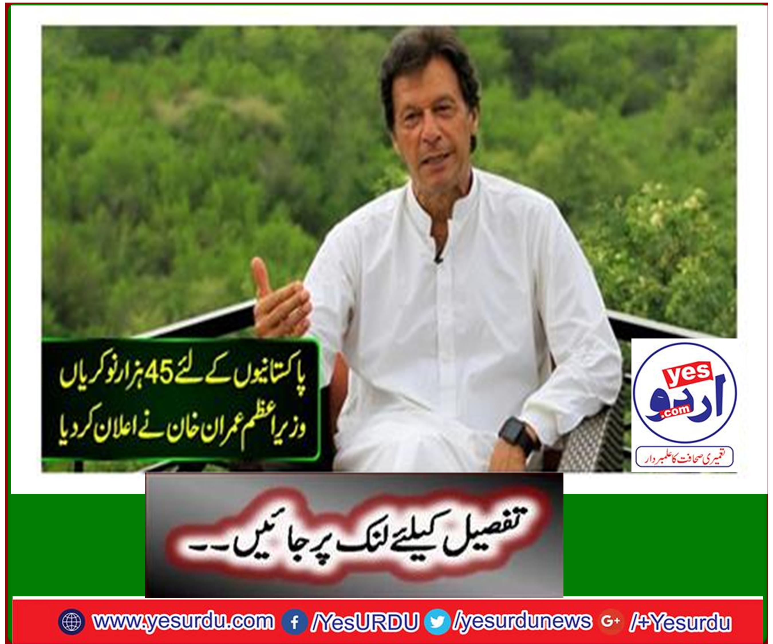 45,000 jobs for Pakistanis