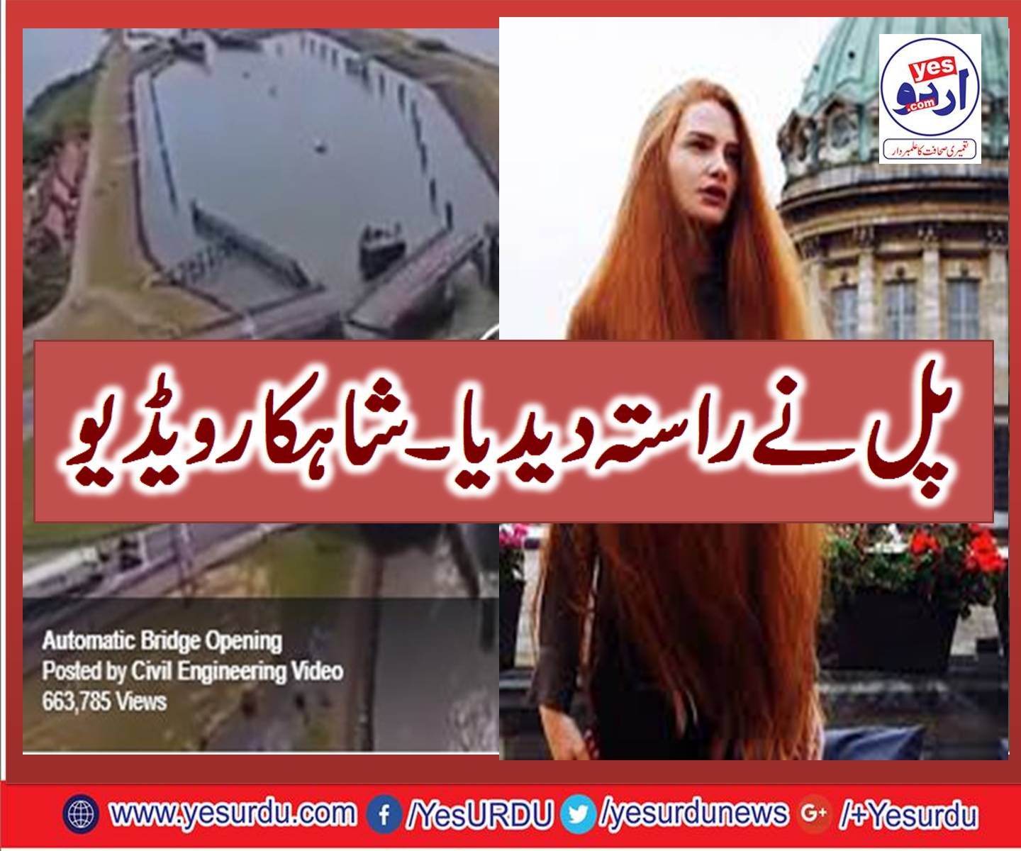 دنیا کا انوکھا پل ، جو آٹومیٹک مشین پر چلتا ہے