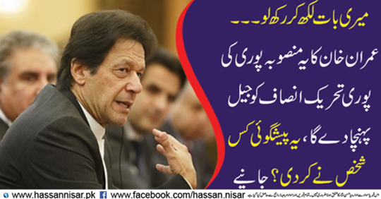 Imran Khan's plan will bring the entire movement of justice to the jail,