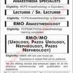 SIUT Jobs November 2018 Medical Officers & Specialists Doctors Sindh Institute of Urology & Transplantation Latest