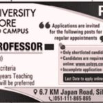University, of, Lahore, (Islamabad), Jobs, 2018, for, Teaching, Faculty 15, November,, 2018