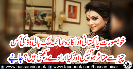 How beautiful Pakistani actress Hamima Malik is affected by Hollywood and what do you intend to do? Get it