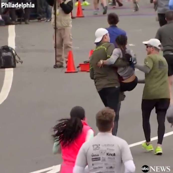 Here’s, one, of, our, favorite, inspiring, videos Whatever, the, reason, for, why, she, couldn’t, walk, to, the, finish, line, doesn’t, matter., The, real, story, here, is, the, willingness, of, others, to, help, her, to, do, so., Good, lesson, to, remember…we, need, to, be, willing, to, help, others, cross, their, finish, lines.