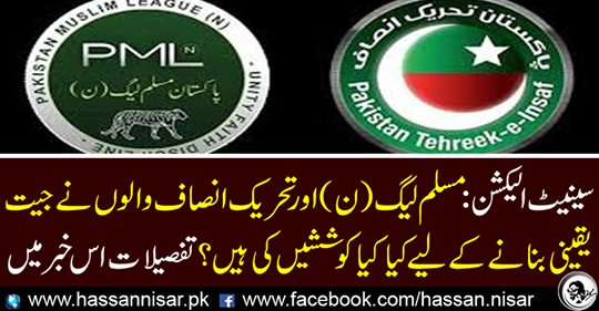 The Muslim League (N) and the Tehreek-e-Insaf (PTI) tried to ensure victory