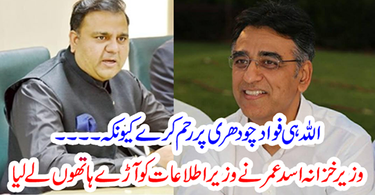 Finance Minister Asad Umar took the information of the Chief Minister