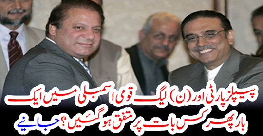 How did the PPP and N (N) League agree to the National Assembly once again? Get it