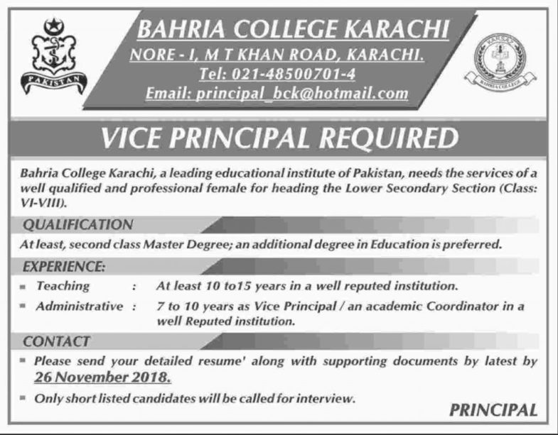 bahria college, karachi