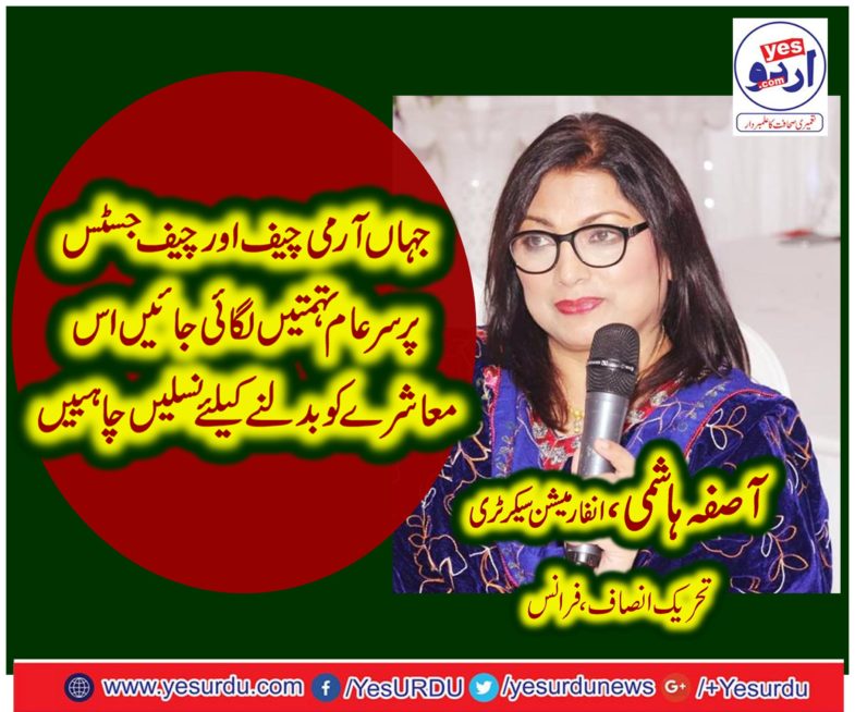 asifa hashmi, information, secretary, pti, france